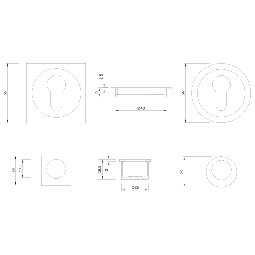 Kit corredera Desl. 103/104 llave - Imagen 5